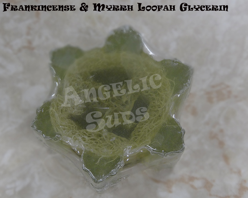 Frankincense and Myrrh Loofah Glycerin